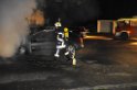 Wieder brennende Autos in Koeln Hoehenhaus P031
